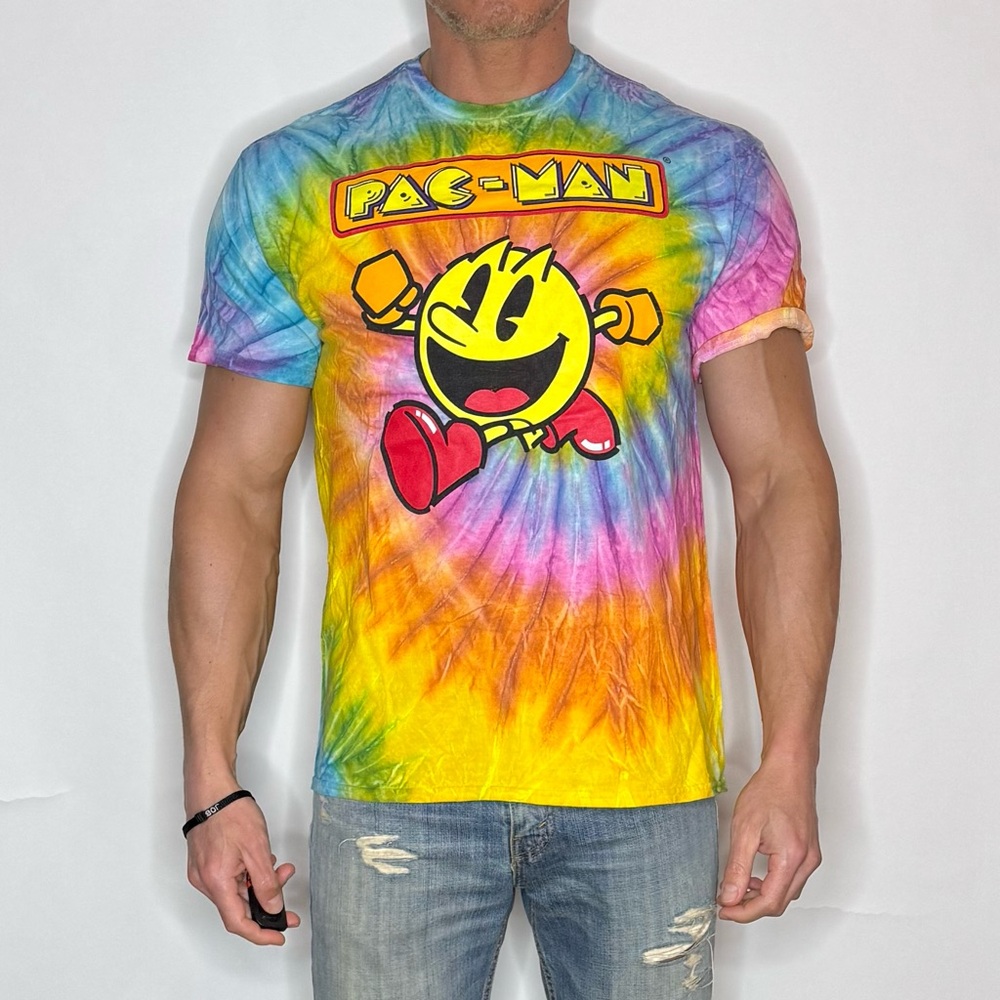 Pac-Man Tie-Dye Men's T-Shirt